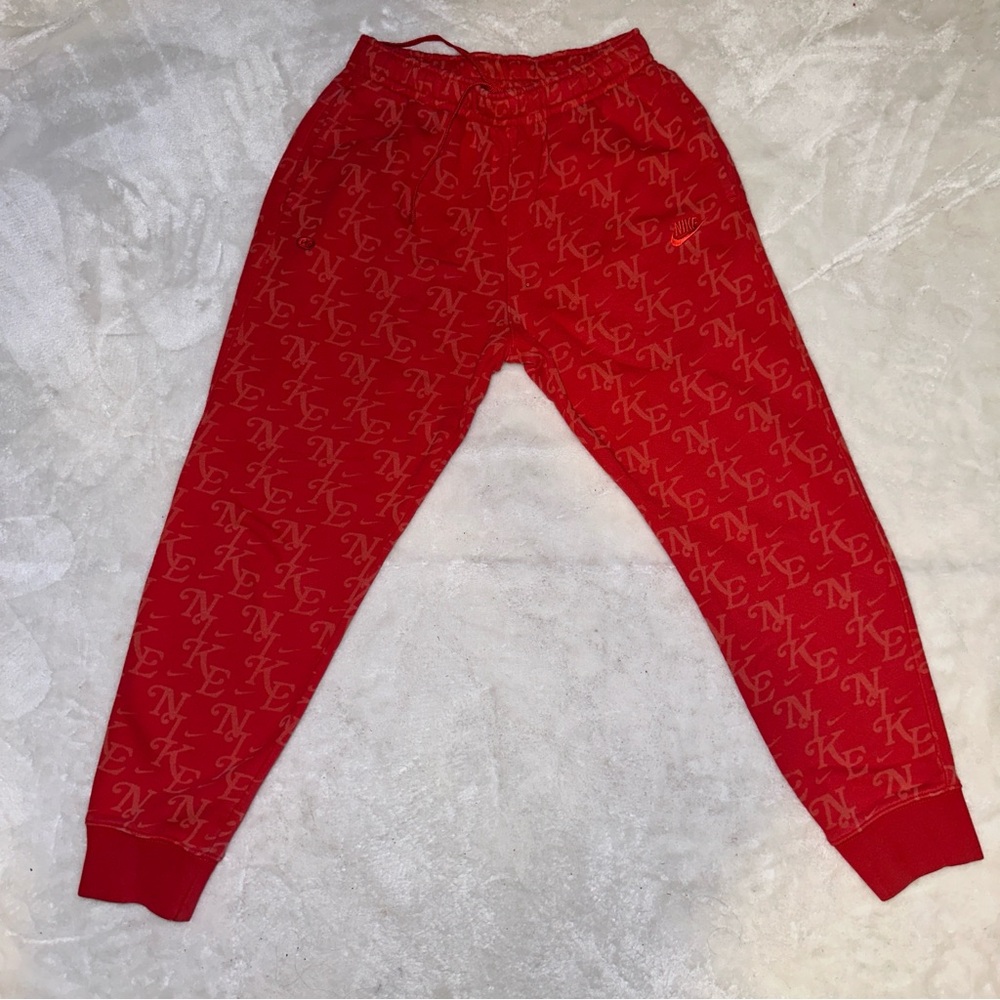Nike NSW Club All Over Print Jogger Pants Size Medium
